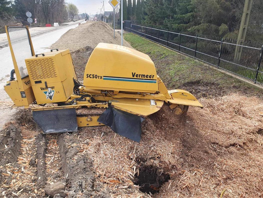 Frezarka Vermeer SC60TX — praca w terenie