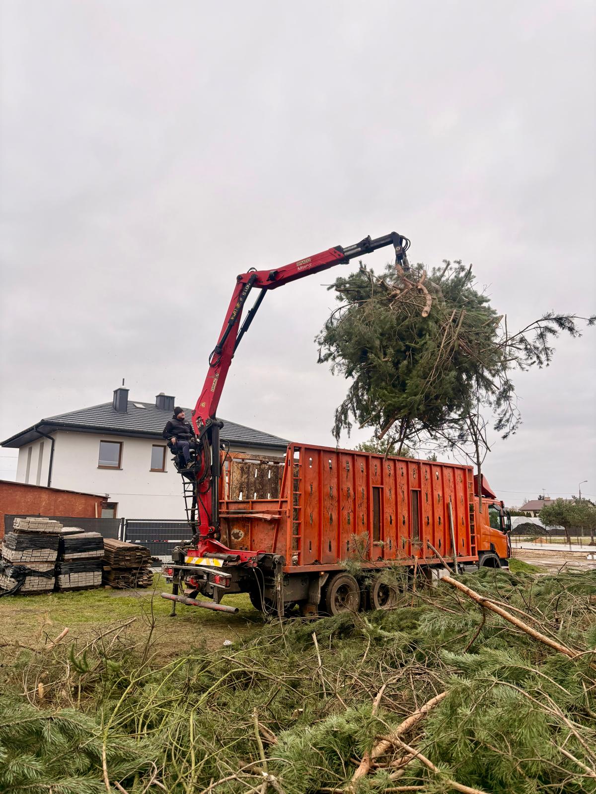 Wywóz liści i odpadów ogrodowych